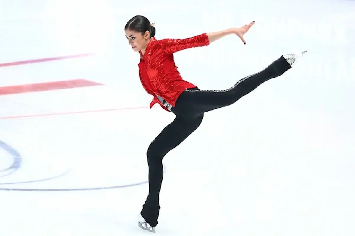 Adeliia Petrosian im Kurzprogramm - Eiskunstlauf-Meisterschaft Russland 2026