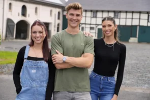 Bauer sucht Frau 2. Dezember 2025 mit Entscheidung bei Friedrich - hier im Bild Laura, Friedrich und Selina