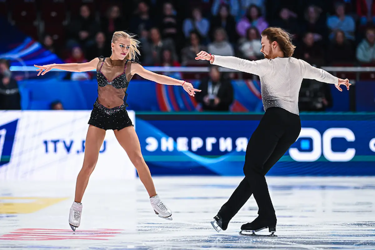 Ekaterina Mironova - Evgenii Ustenko im Rhythm Dance bei der Russischen Eiskunstlauf-Meisterschaft 2026