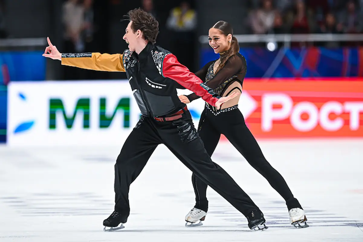 Elizaveta Pasechnik - Dario Cirizano, Eistanz-Paar bei der Eiskunstlauf-Meisterschaft Russland 2026 im Rhythm Dance