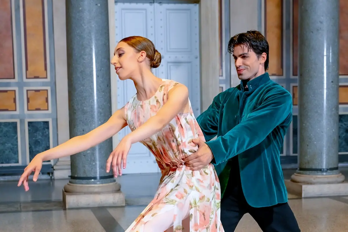 Gaia Fredianelli und Calogero Failla tanzen beim Neujahrskonzert am 1.1.2026