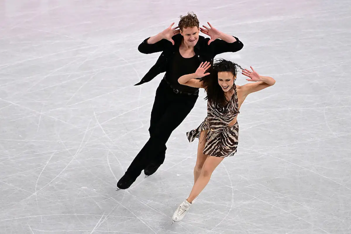 Madison Chock - Evan Bates, Eistanz-Paar aus den USA beim ISU Grand Prix Finale 2025 in Nagoya