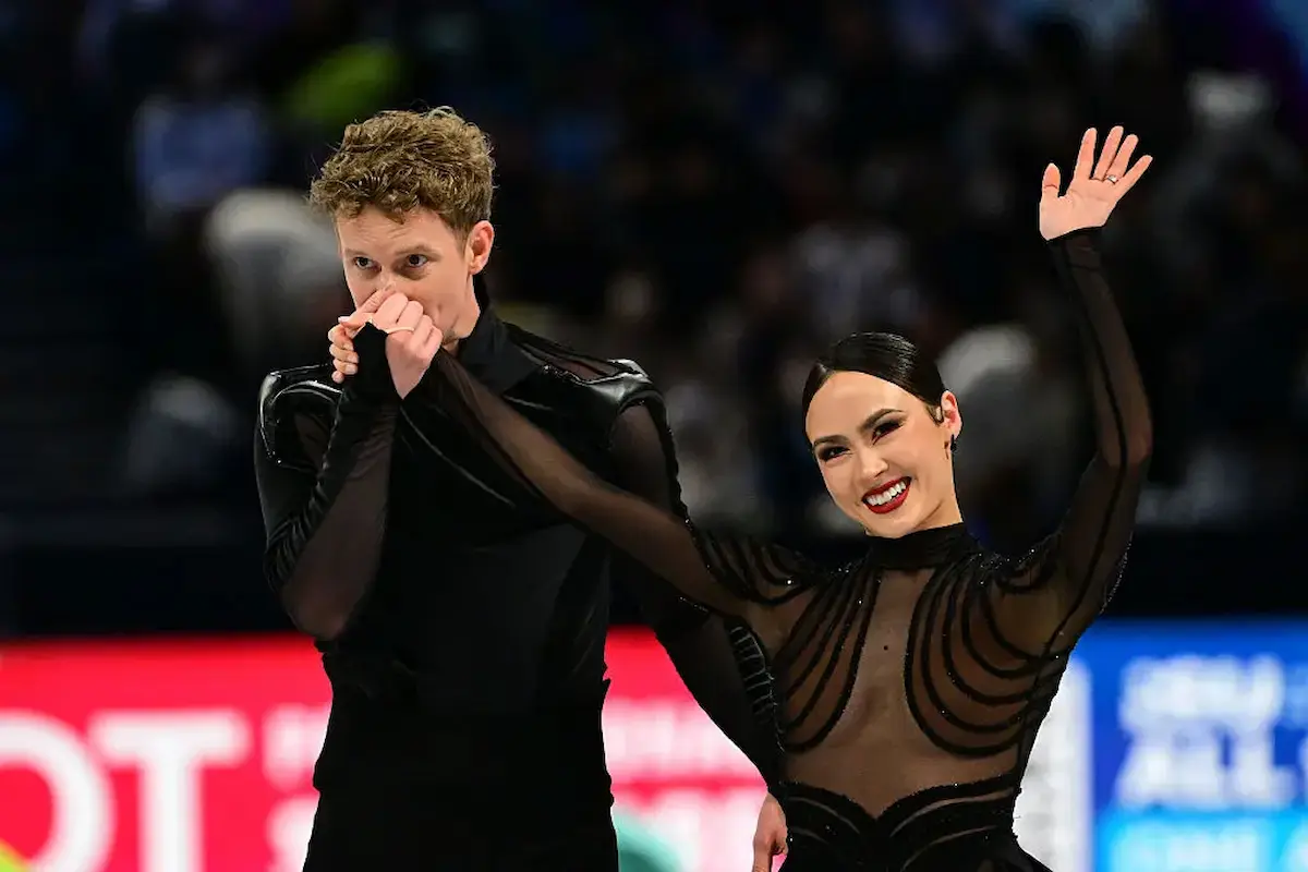 Madison Chock - Evan Bates, Sieger-Eistanz-Paar beim ISU Grand Prix Finale 2025