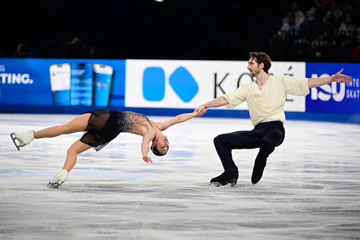 Sara Conti - Niccolo Macii aus Italien - Platz 2 beim ISU Grand Prix Finale 2025 in Nagoya