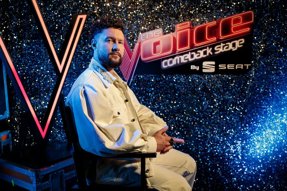 Talente Team Calum Scott (Comeback Stage) TVOG-Halbfinale 5.12.2025 - hier im Bild Calum Scott als Coach der Combeack Stage
