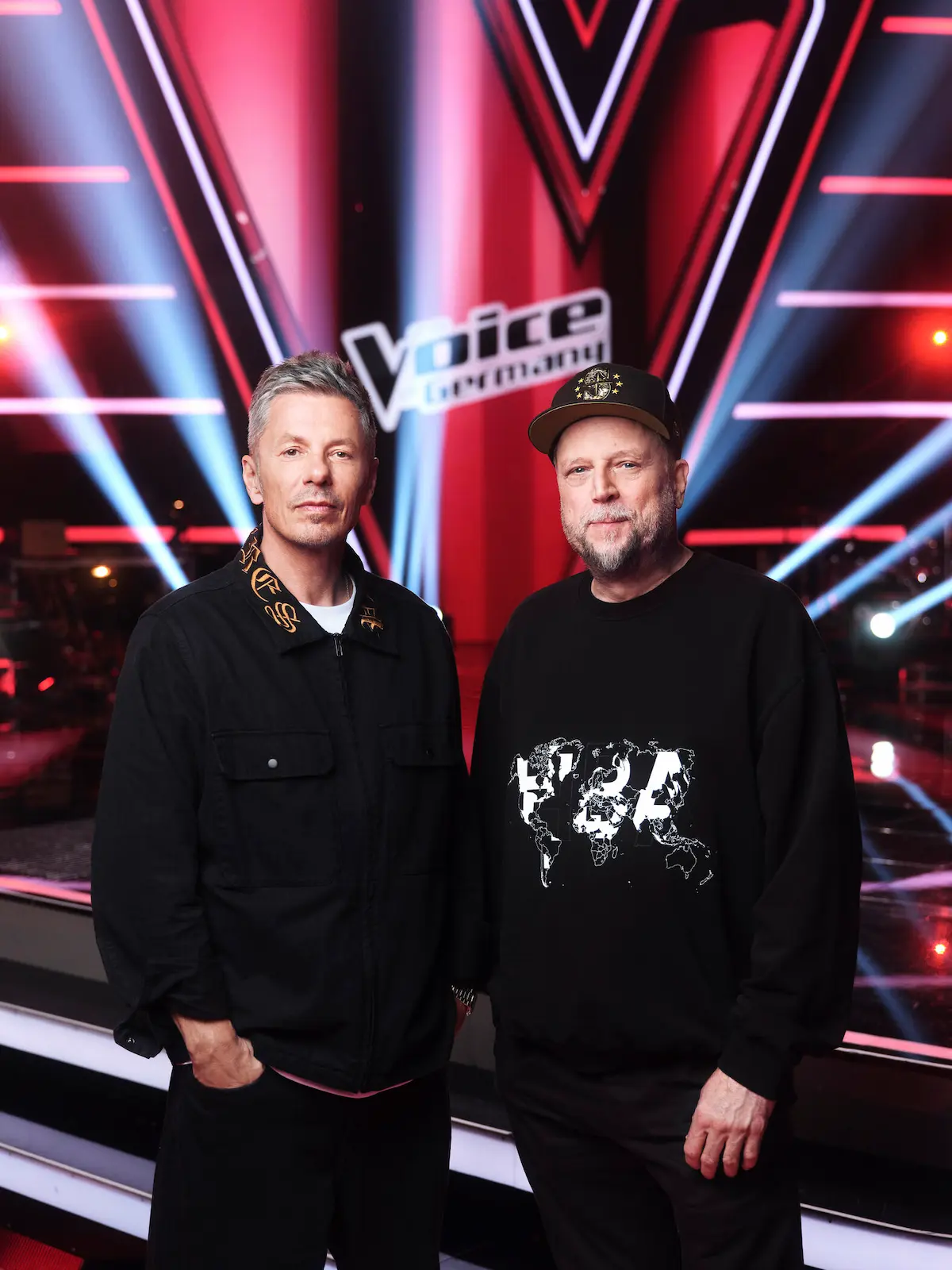 Talente Team Fanta TVOG-Halbfinale 5.12.2025 - hier im Bild die Coaches Michi Beck und Smudo
