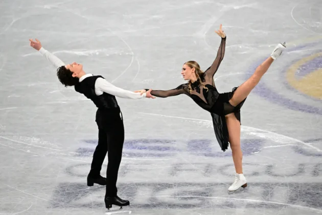 Eiskunstlauf Four Continents Championships 2026 Peking, 22.–25. Januar 2026 - hier im Bild das Eistanz-Paar Emilea Zingas und Vadym Kolesnik aus den USA