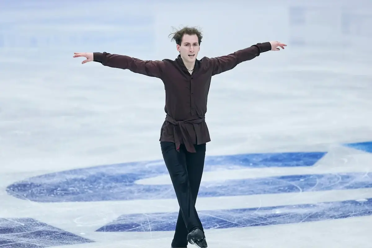 Nika Egadze aus Georgien bei der Eiskunstlauf-EM 2026, Kurzprogramm