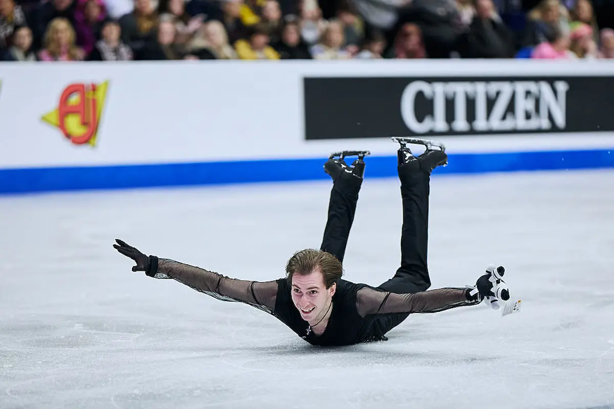 Nika Egadze aus Georgien ist Europameister 2026 bei den Eiskunstlauf-Männern