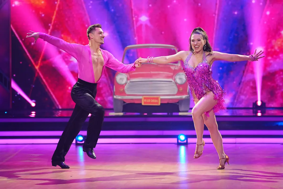 Bianca Heinicke und Zsolt Sandor Cseke mit einem guten, schwungvollen Jive bei Let's dance 6.3.2026