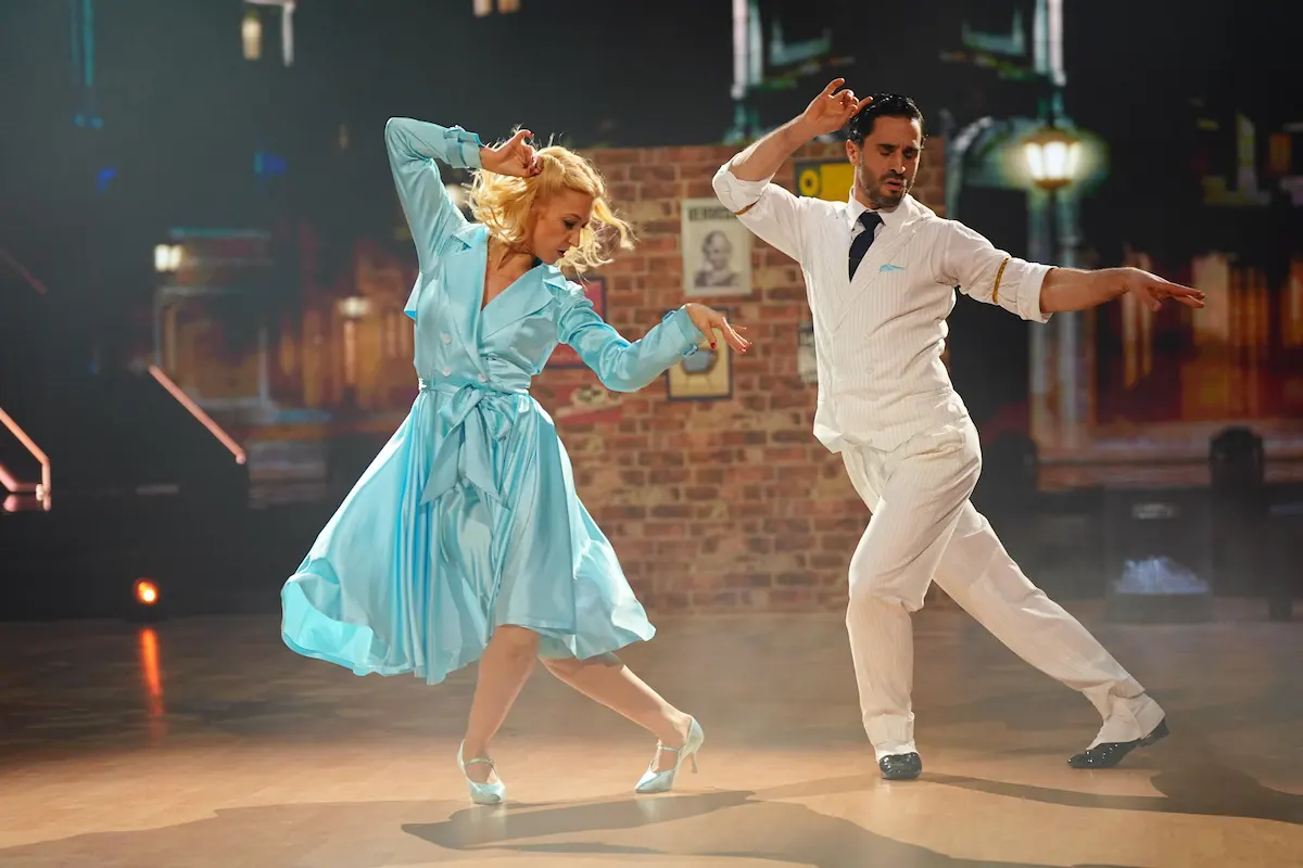 Jan Kittmann und Kathrin Menzinger beim Slowfox bei Let's dance am 13. März 2026