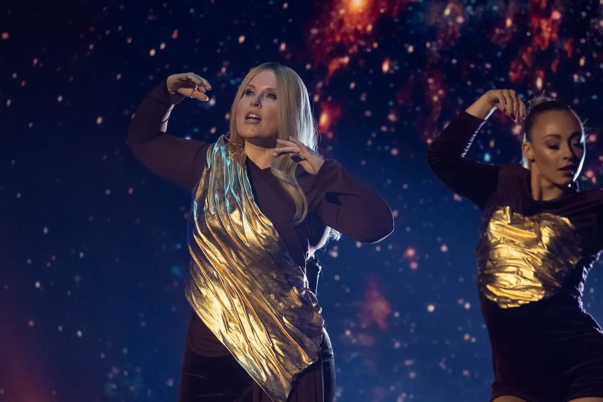 Maite Kelly und Tänzerin in der Giovanni-Zarrella-Show am 14.3.2026