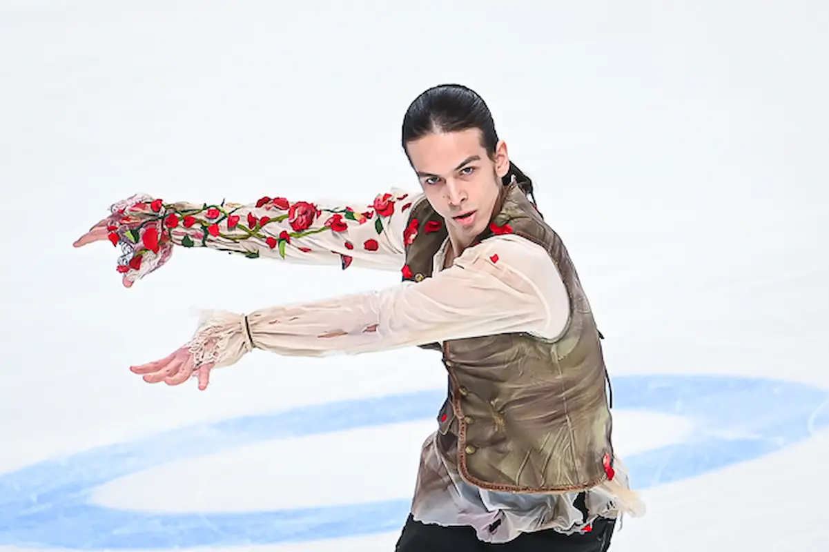 Petr Gumennik im Kurzprogramm beim Grand Prix Finale 2026 in Russland