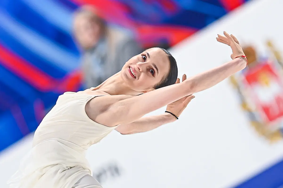 Sofia Dzepka im Kurzprogramm Finale Junior Grand Prix 2026 Russland