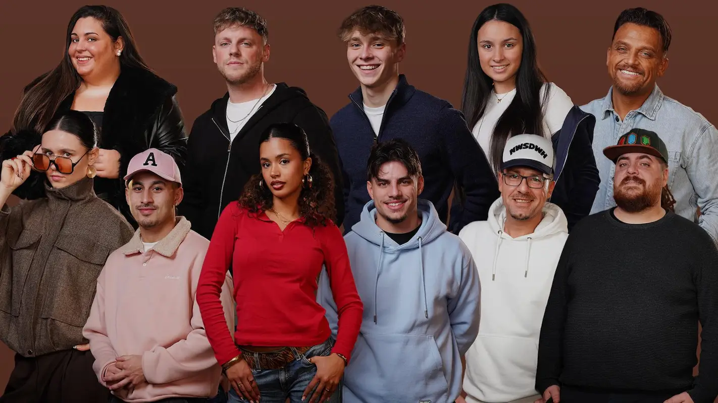 DSDS 2026 - Die 11 Top-Kandidaten für die Live-Shows hier im Bild Constanze Dizendorf, Abii Faizan, Noemi Stefaniak, Paco Simic, Peter Heimerdinger, Alexander Lex Spielhaupter, Kadischa Weiß, Maric Verch, Tyrell Hagedorn, Valentina Wagner und Menowin Fröhlich