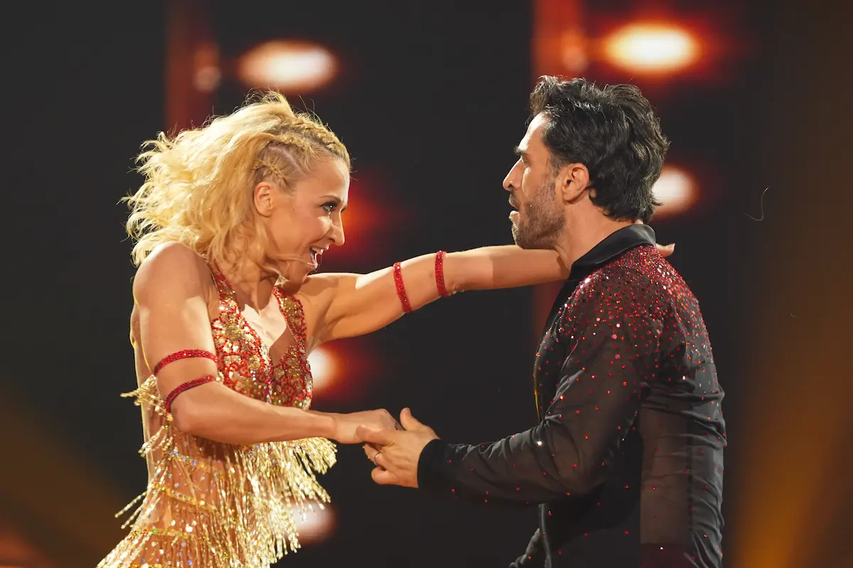 Jan Kittmann und Kathrin Menzinger mit Salsa bei Let's dance am 24.4.2026