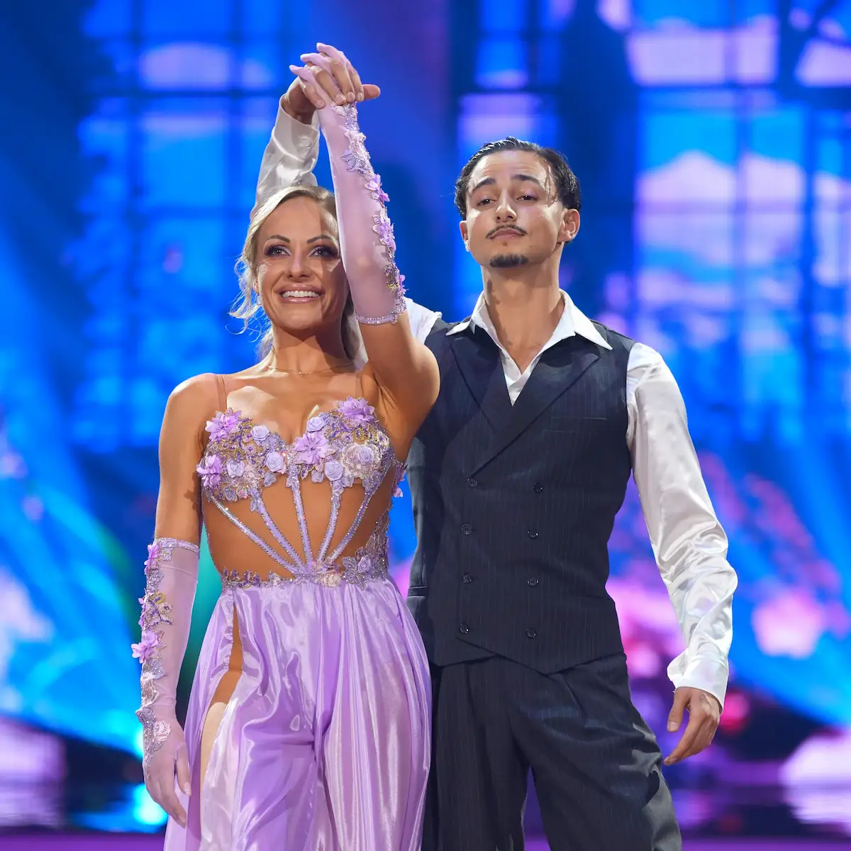 Milano und Marta Arndt bei Let's dance am 10. April 2026 beim Slowfox