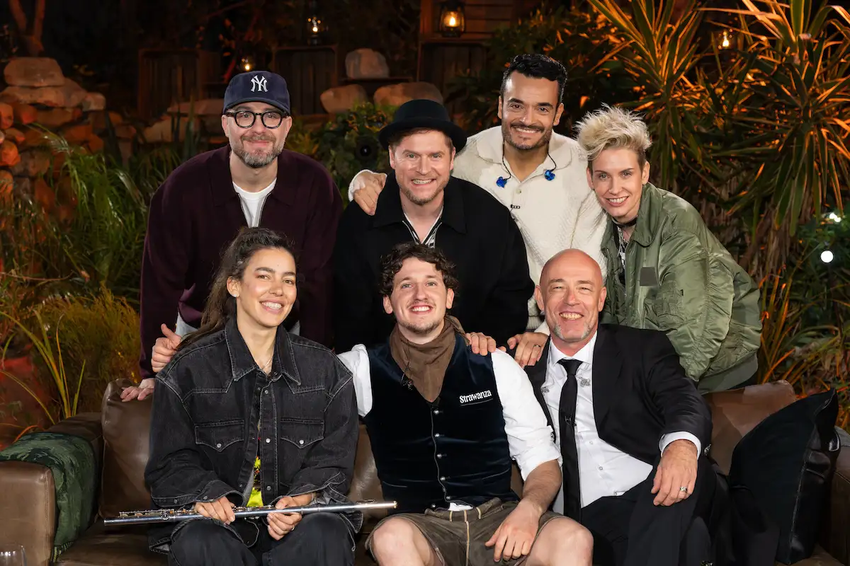 Sing meinen Song 14.4.2026 - Künstler und Lieder - hier im Bild Mark Forster, Johannes Oerding, Giovanni Zarrella, Ina Bredehorn (Deine Cousine), Alina Süggeler (Frida Gold), Tream und der Graf von Unheilig