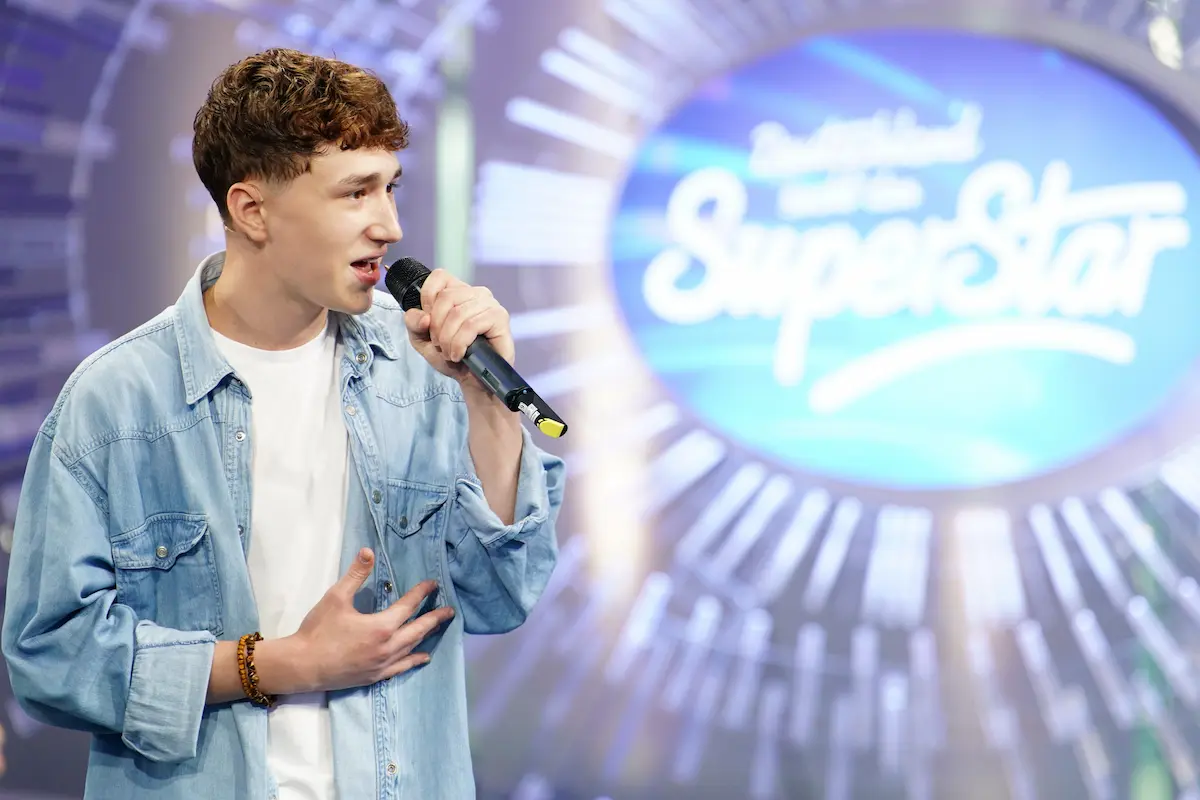 Timur Gross bei DSDS am 18.4.2026 im Jury-Casting