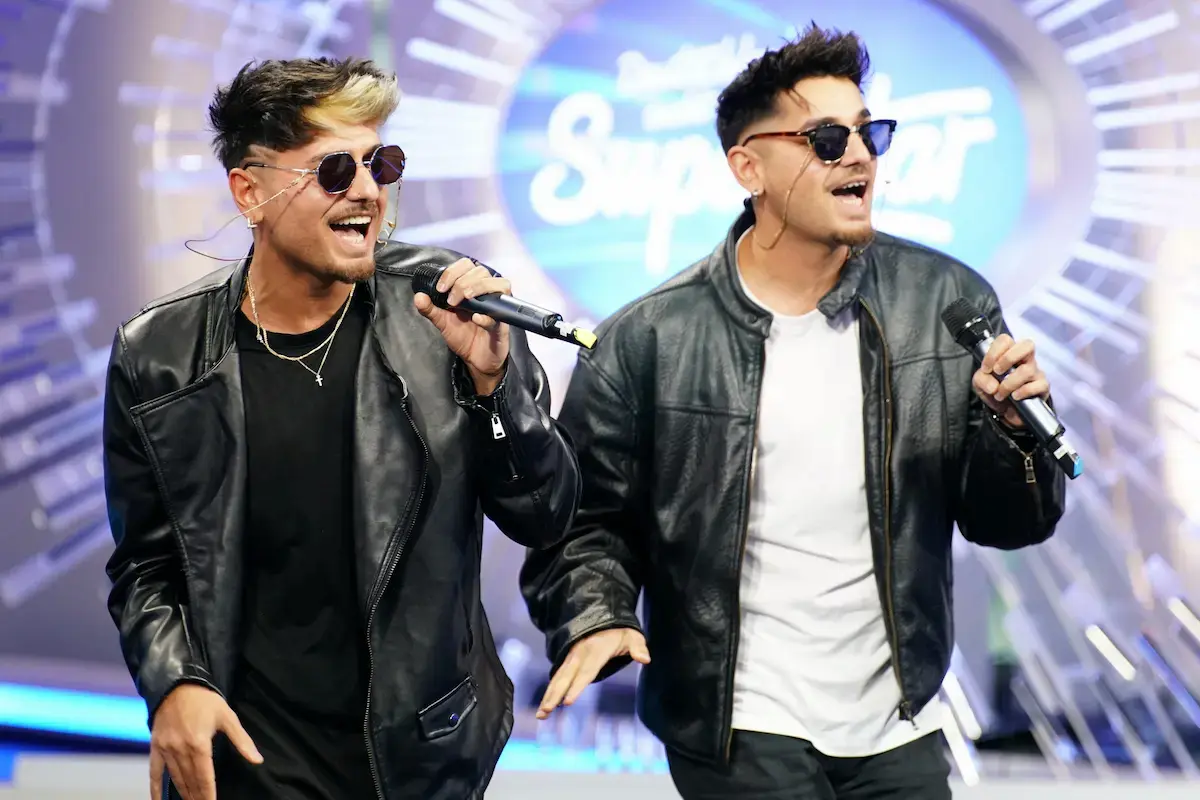 Tommy und Nicky Jovanovic bei DSDS am 18.4.2026 im Jury-Casting