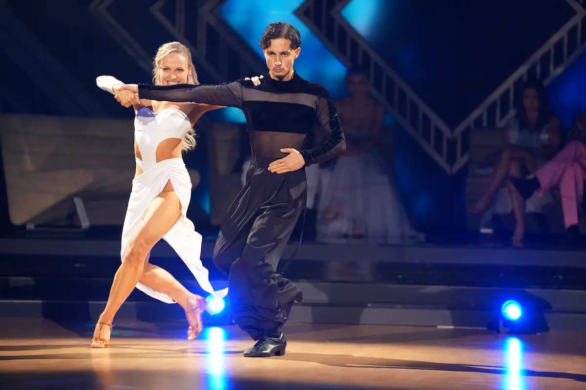 Milano und Marta Arndt beim Impro Dance bei Let's dance am 22.5.2026