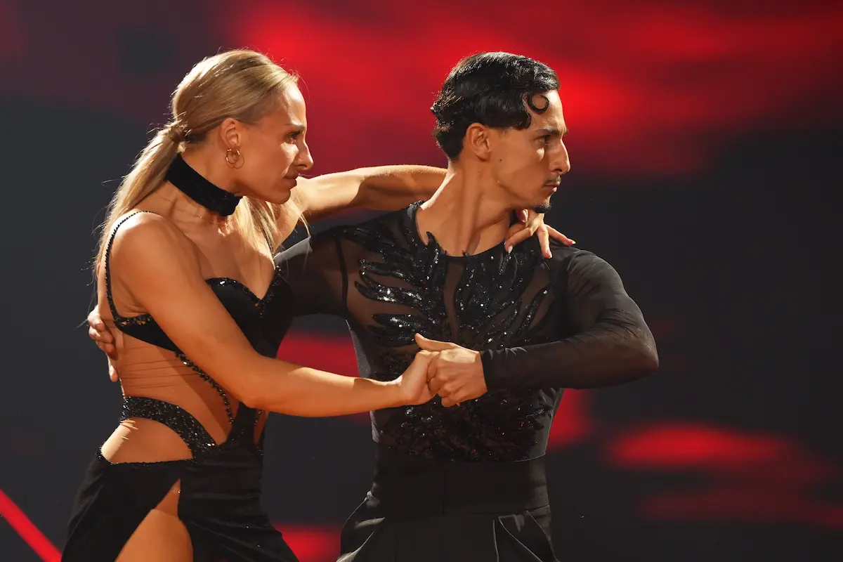 Milano und Marta Arndt im Jury-Tanz im Finale Let's dance am 29.5.2026