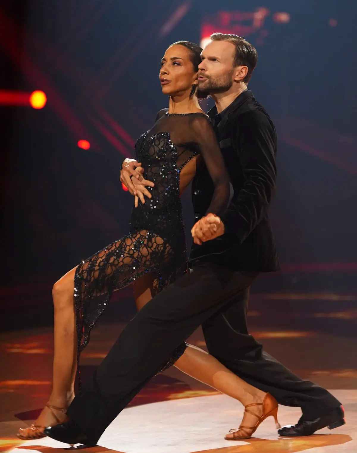 Nadja Benaissa und Vadim Garbuzov beim Tango - ausgeschieden bei Let's dance am 1.5.2026