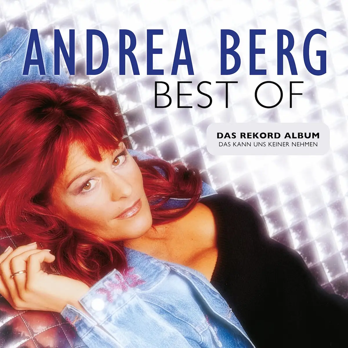 Andrea Berg Best of CD 2026 (Das Rekord-Album - Das kann uns keiner nehmen) - hier im Bild das Album-Cover mit einem historischen Foto der Schlagersängerin