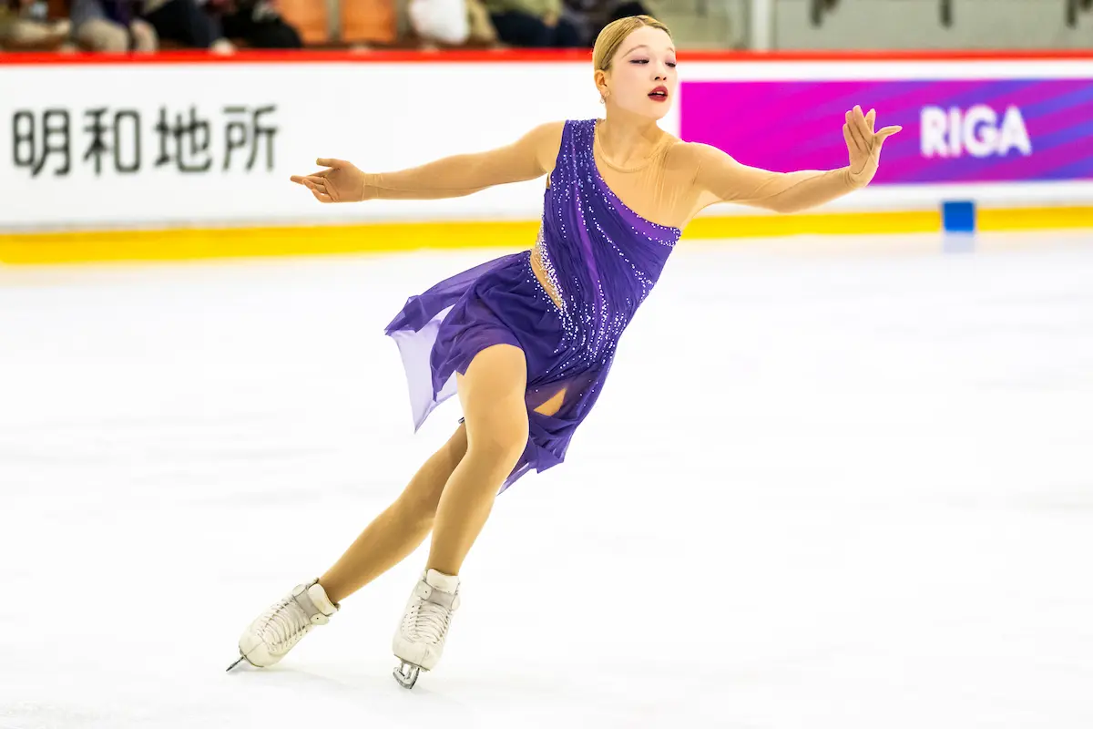 Hana Bath aus Australien beim Junior Grand Prix Riga 2026