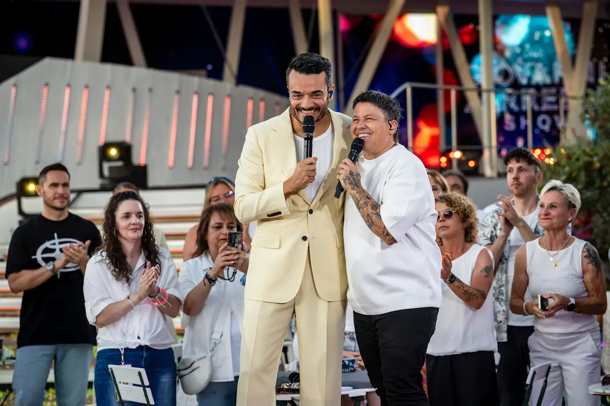 Kerstin Ott mit Giovanni Zarrella in der ZDF-Show 29.8.2026