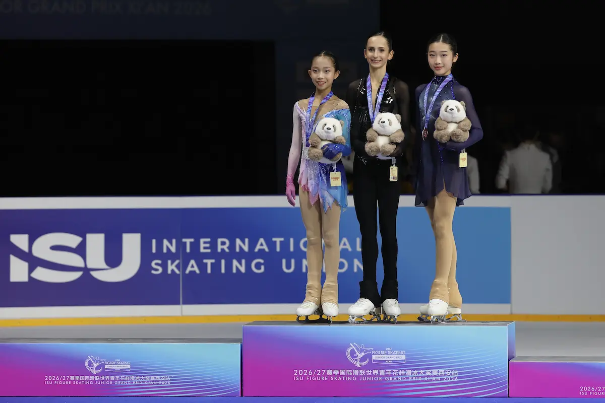 Siegerehrung Junioren-Frauen Junior Grand Prix China 2026